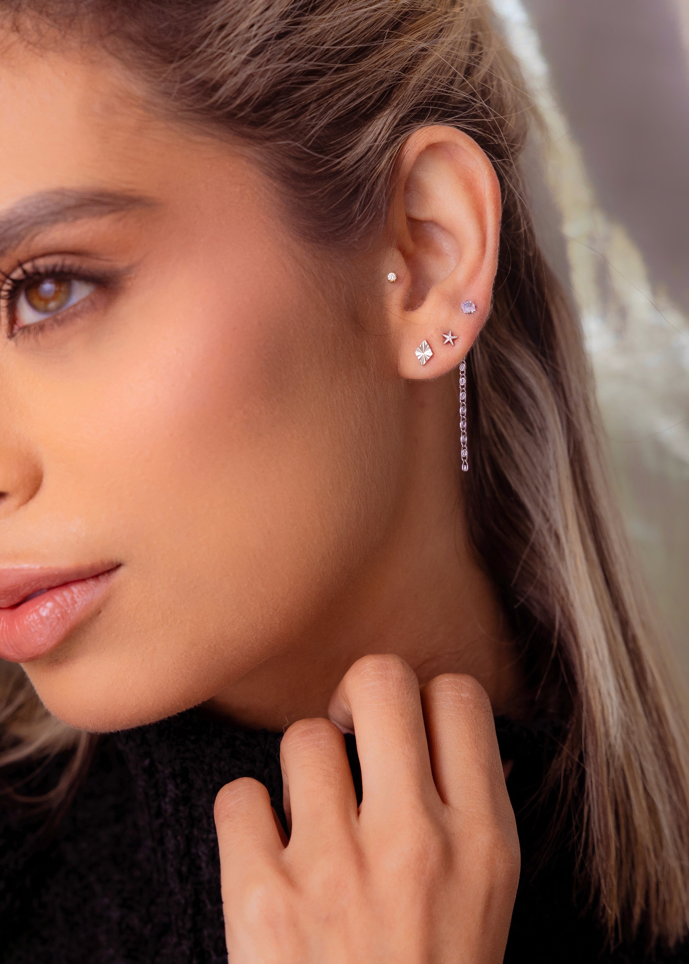 Aretes Topos minis: Astros (Set x 3)